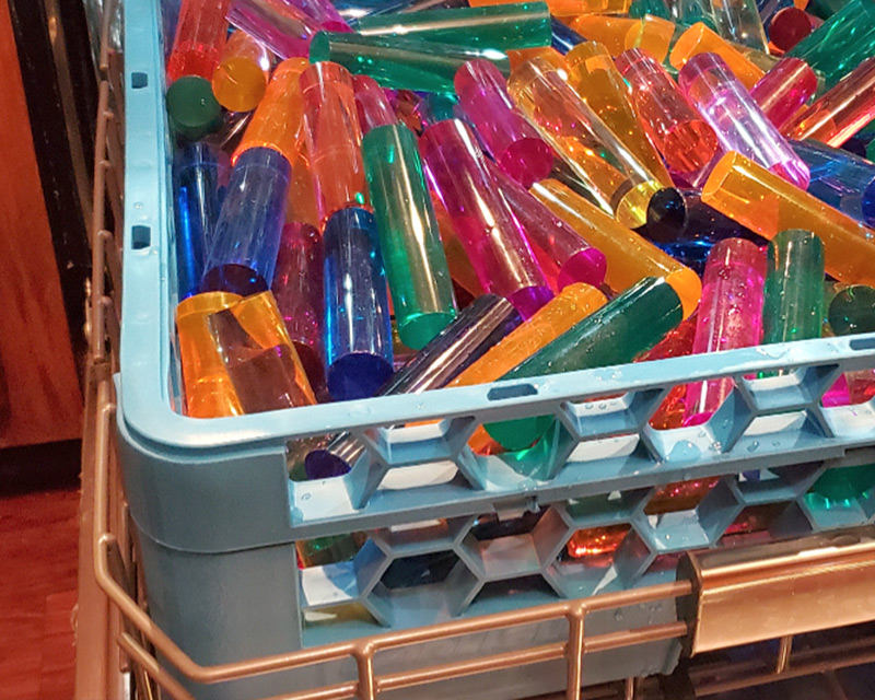 rods sanitation basket