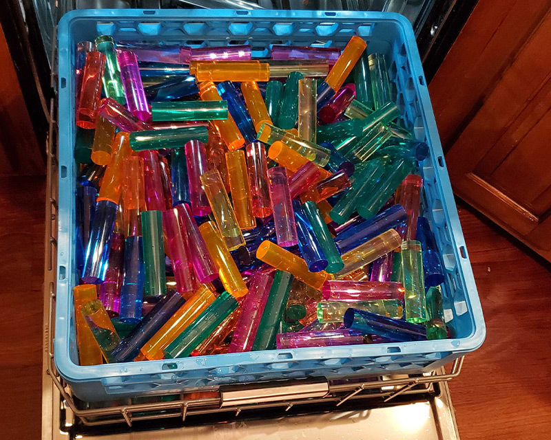 covid sanitation basket